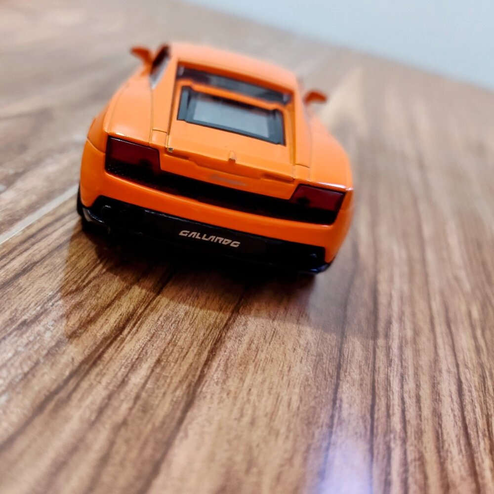 Toy orange Lamborghini collectors item